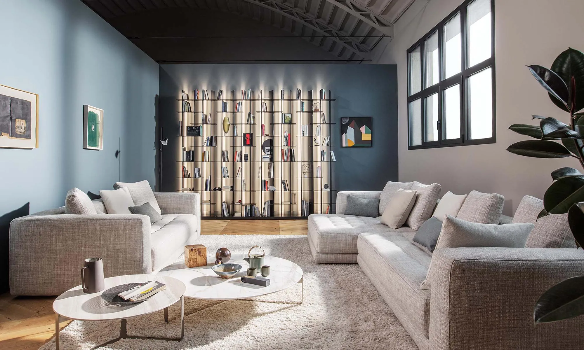 DOZE fabric sofa by Flou